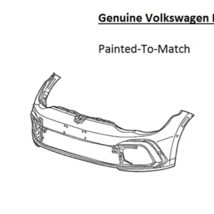Painted 2022-2024 Volkswagen GTI Front Bumper | Genuine OEM