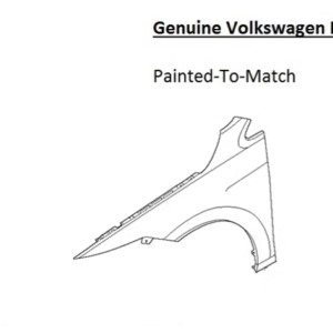 Painted 2022-2024 Volkswagen Golf R Front Fender | Genuine OEM