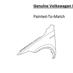 Painted 2022-2024 Volkswagen Tiguan Front Fender | Genuine OEM