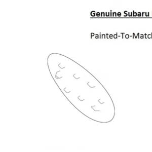 Painted 2022-2025 Subaru WRX Fuel Door | Genuine OEM