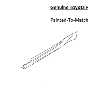 Painted 2022-2025 Toyota GR86 GR 86 Side Skirt Rocker Molding | Genuine OEM