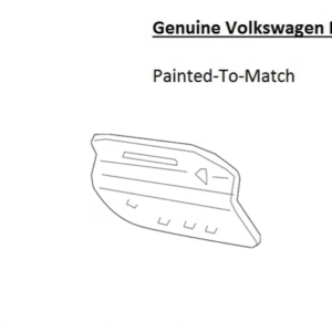 Painted 2022-2025 Volkswagen Taos Fuel Door | Genuine OEM