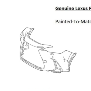 Painted 2022-2026 Lexus NX250 NX350 NX350h NX450h Front Bumper | Genuine OEM
