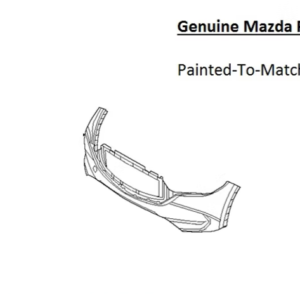 Painted 2022-2026 Mazda CX-5 CX5 Front Bumper Cover | Genuine OEM