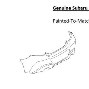 Painted 2022-2026 Subaru BRZ Rear Bumper Cover | Genuine OEM