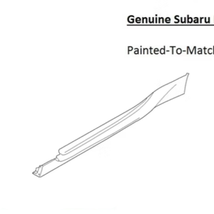 Painted 2022-2026 Subaru BRZ Side Skirt Rocker Molding | Genuine OEM