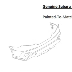 Painted 2022-2026 Subaru WRX Rear Bumper | Genuine OEM