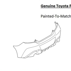 Painted 2022-2026 Toyota GR86 GR 86 Rear Bumper Cover | Genuine OEM