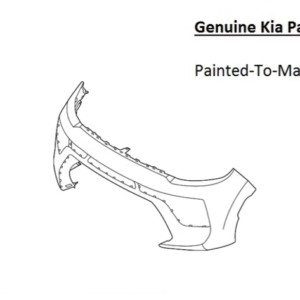 Painted 2022 Kia Soul Front Bumper | Genuine OEM