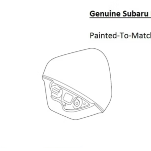 Painted 2023-2024 Subaru Solterra Charge Port Door | Genuine OEM