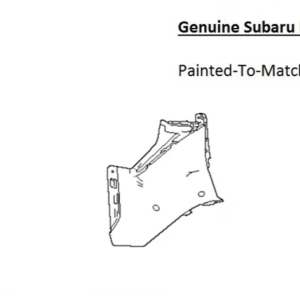 Painted 2023-2024 Subaru Solterra Rear Bumper Side Panel | Genuine OEM