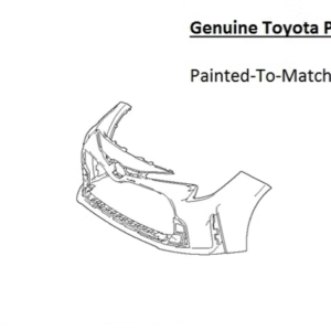 Painted 2023-2024 Toyota Corolla GR Front Bumper | Genuine OEM