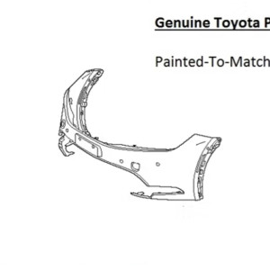 Painted 2023-2024 Toyota Prius Front Bumper | Genuine OEM