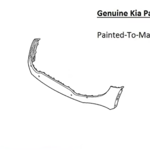 Painted 2023-2025 Kia Sportage Front Bumper | Genuine OEM