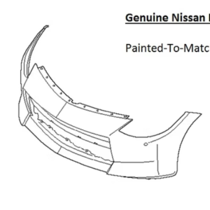 Painted 2023-2025 Nissan Z Front Bumper | Genuine OEM