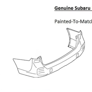 Painted 2023-2025 Subaru Outback Rear Bumper | Genuine OEM