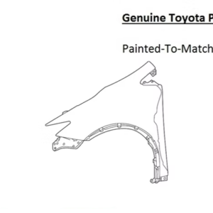 Painted 2023-2025 Toyota Prius Front Fender | Genuine OEM