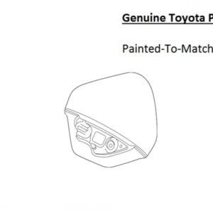 Painted 2023-2025 Toyota bZ4X Charge Port Door | Genuine OEM