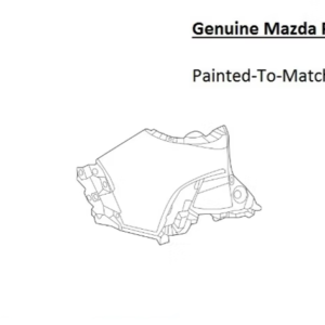 Painted 2023-2026 Mazda CX-50 CX50 Rear Bumper Side Panel | Genuine OEM