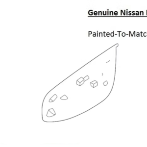 Painted 2023-2026 Nissan Ariya Charge Port Door | Genuine OEM