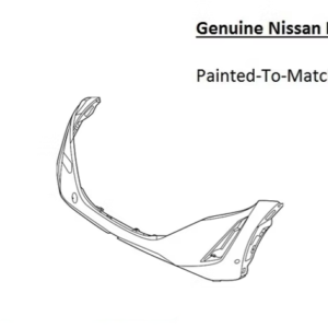 Painted 2023-2026 Nissan Ariya Front Bumper | Genuine OEM