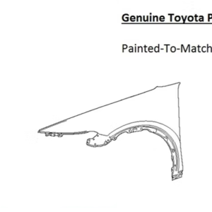 Painted 2023-2026 Toyota Crown Front Fender | Genuine OEM
