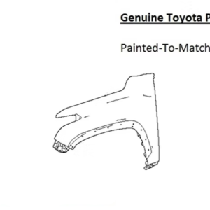 Painted 2023-2026 Toyota Sequoia Front Fender | Genuine OEM