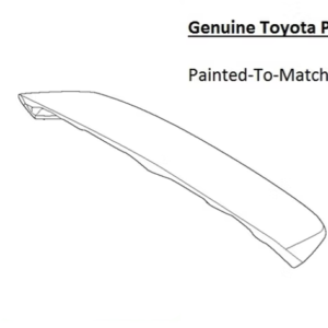 Painted 2023-2026 Toyota Sequoia Rear Spoiler | Genuine OEM