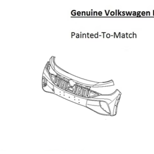Painted 2023-2026 Volkswagen ID.4 ID4 Front Bumper | Genuine OEM