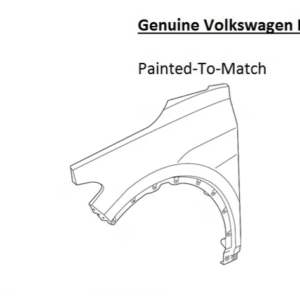 Painted 2023-2026 Volkswagen ID.4 ID4 Front Fender | Genuine OEM