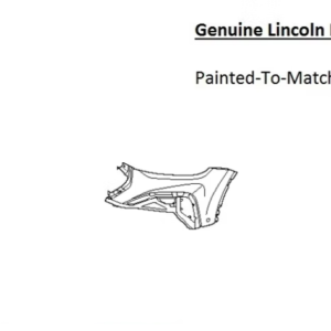 Painted 2024-2025 Lincoln Nautilus Front Bumper Side Panel | Genuine OEM