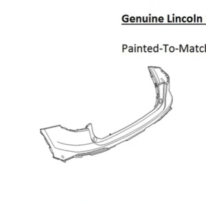 Painted 2024-2025 Lincoln Nautilus Rear Bumper | Genuine OEM