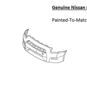 Painted 2024-2025 Nissan GT-R GTR Front Bumper | Genuine OEM