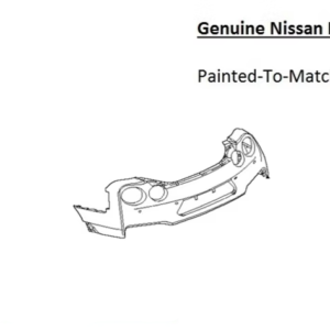 Painted 2024-2025 Nissan GT-R GTR Rear Bumper | Genuine OEM