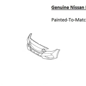 Painted 2024-2025 Nissan Sentra Front Bumper | Genuine OEM