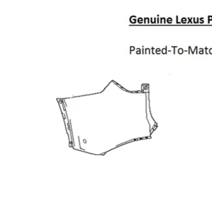 Painted 2024-2026 Lexus TX350 TX500h TX550h+ Rear Side Panel | Genuine OEM