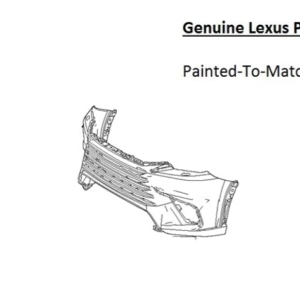 Painted 2024-2026 Lexus TX350 TX500h TX550h+ TX550 Front Bumper | Genuine OEM