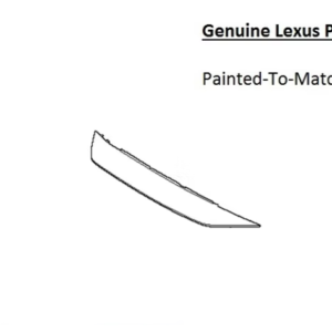 Painted 2024-2026 Lexus TX350 TX500h TX550h+ Upper Grille Molding | Genuine OEM
