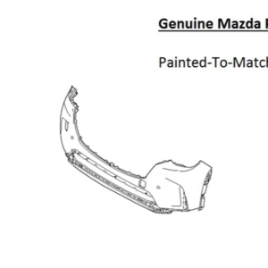 Painted 2024-2026 Mazda CX-90 CX90 Front Bumper | Genuine OEM