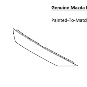 Painted 2024-2026 Mazda CX-90 CX90 Upper Grille Molding | Genuine OEM