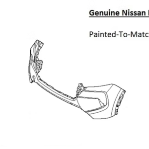 Painted 2024-2026 Nissan Rogue Front Bumper | Genuine OEM