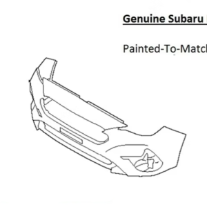Painted 2024-2026 Subaru Impreza Front Bumper | Genuine OEM