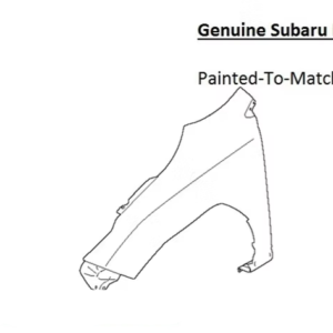 Painted 2024-2026 Subaru Impreza Front Fender | Genuine OEM
