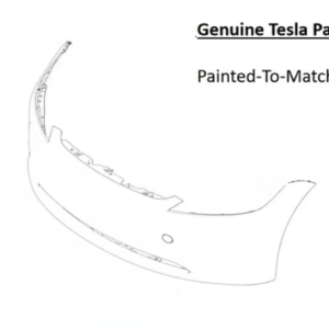 Painted 2024-2026 Tesla Model 3 Front Bumper | Genuine OEM