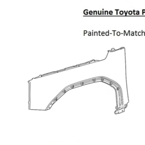 Painted 2024-2026 Toyota Land Cruiser Front Fender | Genuine OEM