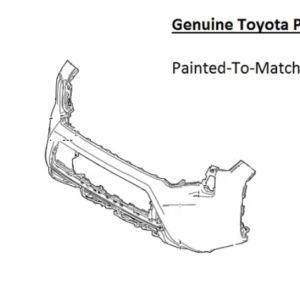 Painted 2024-2026 Toyota Tacoma Front Bumper | Genuine OEM