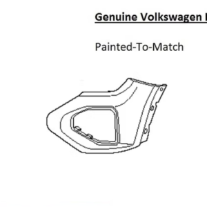 Painted 2024-2026 Volkswagen Atlas Front Bumper End | Genuine OEM