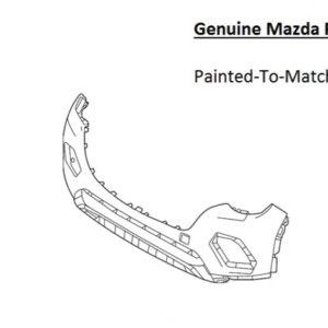 Painted 2025-2026 Mazda CX-70 Mazda CX70 Front Bumper | Genuine OEM