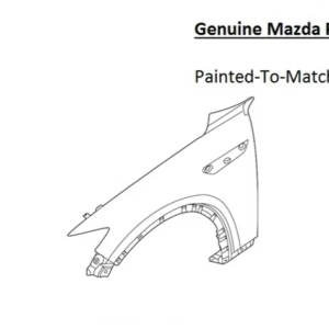 Painted 2025-2026 Mazda CX-70 Mazda CX70 Front Fender | Genuine OEM