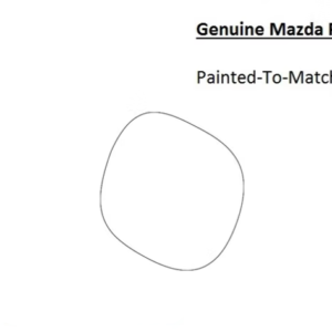 Painted 2025-2026 Mazda CX-70 Mazda CX70 Fuel Door | Genuine OEM